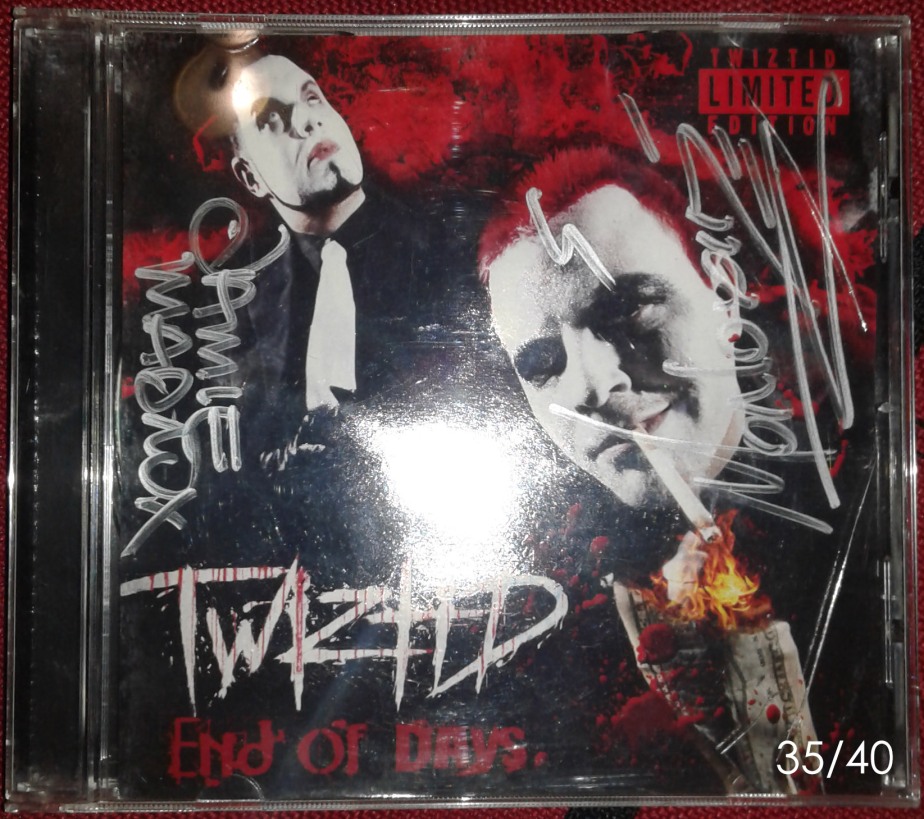 Twiztid End of Days Autographed CD
