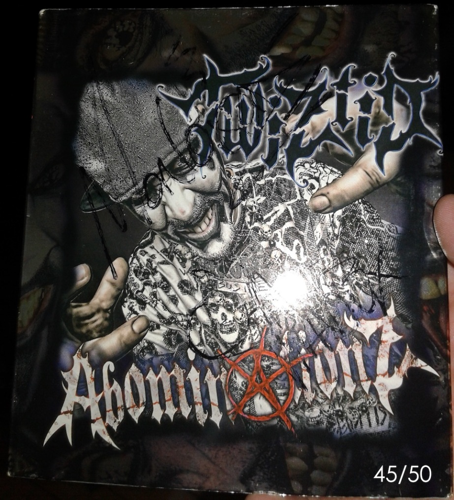 Twiztid Abominationz Autographed CD